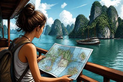 Baie d'halong carte : où la consulter pour organiser votre voyage en baie d'halong