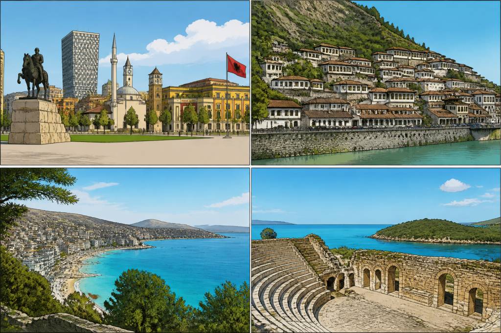 Albanie ville touristique : les meilleures villes à visiter en 2026