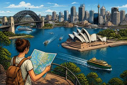 Australie Sydney carte : guide pratique pour explorer la ville et ses environs
