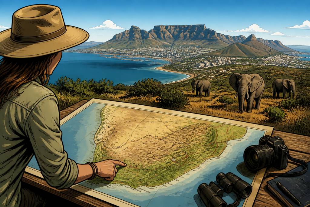 Afrique du sud carte détaillée : guide pratique pour préparer votre voyage