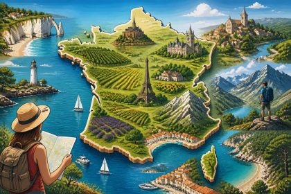 Carte de france pour vacances : les meilleures destinations à découvrir