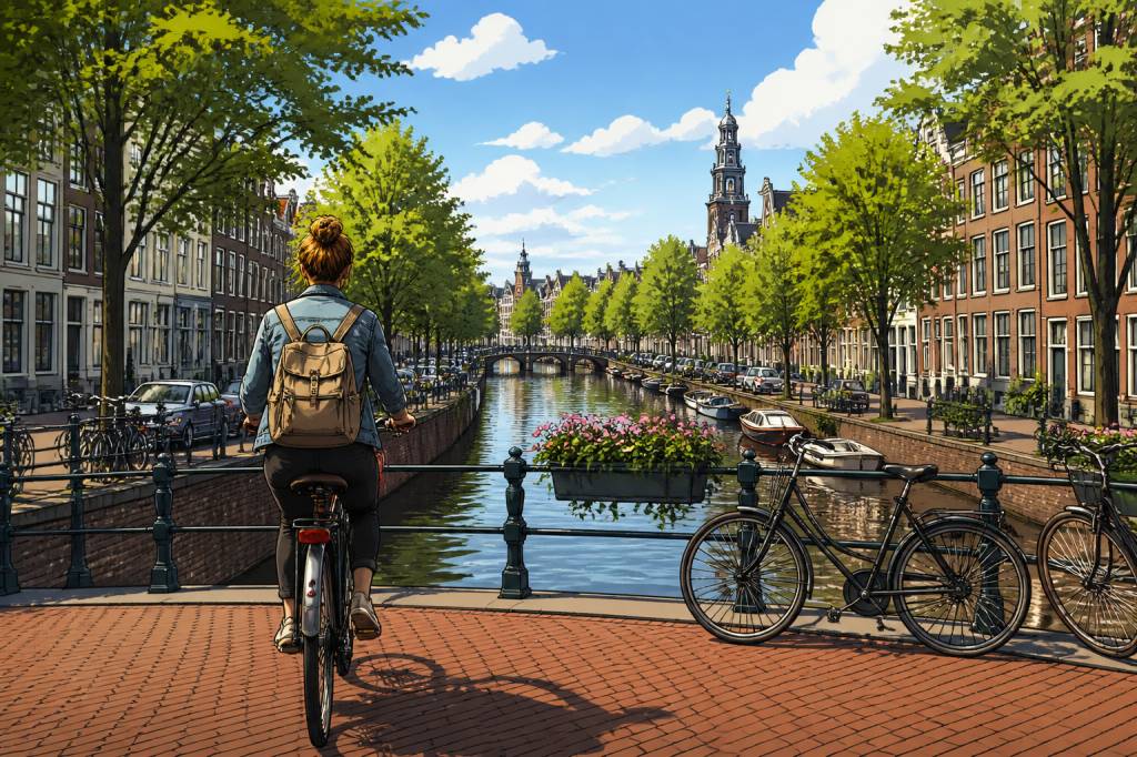 Amsterdam cycle : itinéraires et conseils pour visiter la ville à vélo