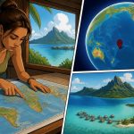 Bora bora sur la carte du monde : où se situe cette destination paradisiaque