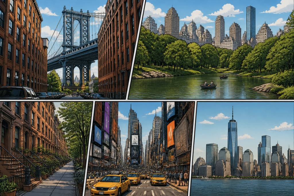Carte quartier New York : guide des meilleurs quartiers à découvrir