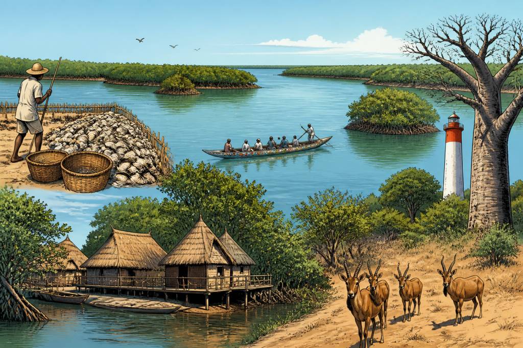 Carte du Sine Saloum : les lieux incontournables à découvrir