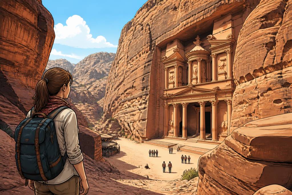 Carte Jordanie Petra : itinéraire et sites incontournables à découvrir