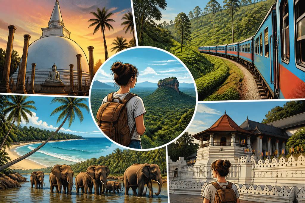 15 jours au Sri Lanka : l’itinéraire idéal entre temples, plages et paysages sauvages