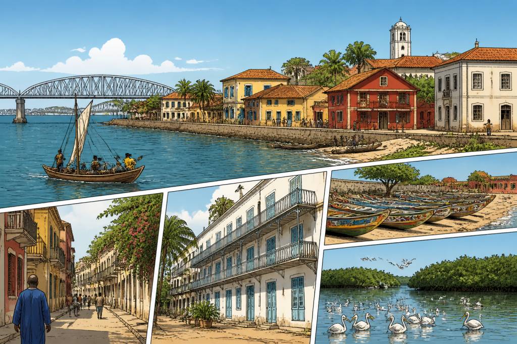 Carte Saint-Louis Sénégal : les incontournables à découvrir sur la carte