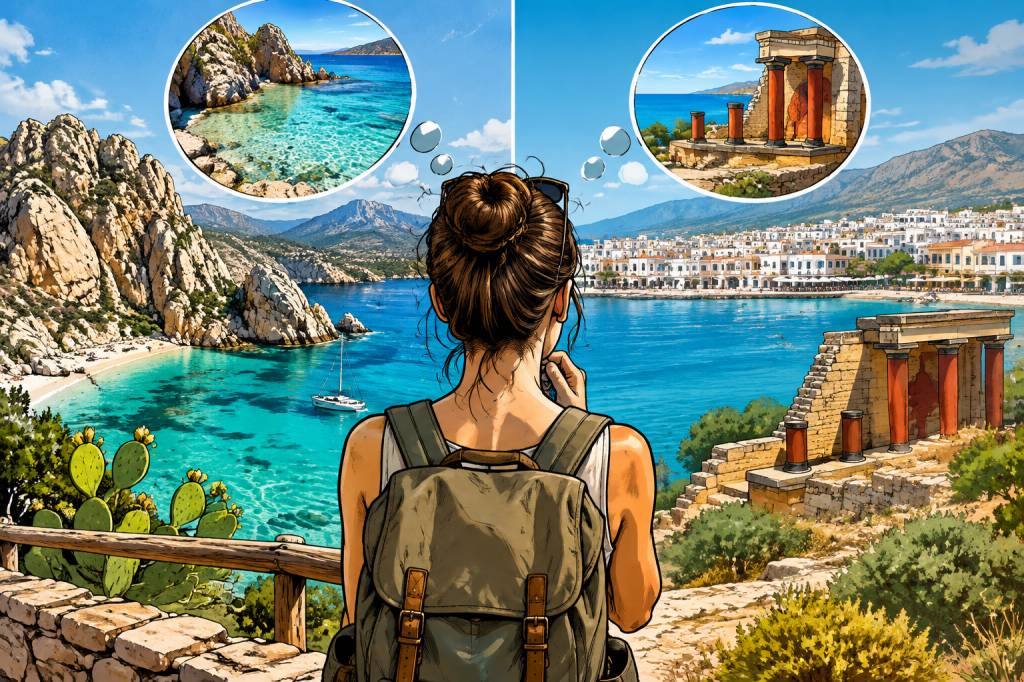 Sardaigne ou Crète : quelle destination choisir pour vos prochaines vacances ?