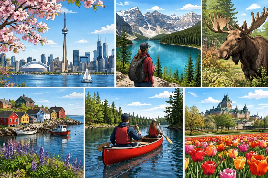 Canada au printemps : les meilleurs endroits à visiter et activités à découvrir