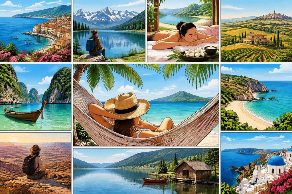 Vacances reposantes : 10 destinations idéales pour se ressourcer en voyage