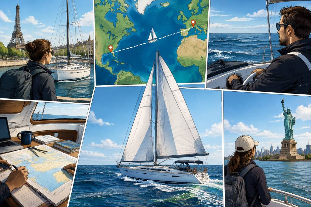 Voyager en bateau de la France aux États-Unis : itinéraires et conseils